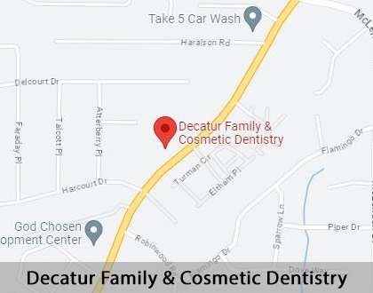 Map image for Dental Implants in Decatur, GA